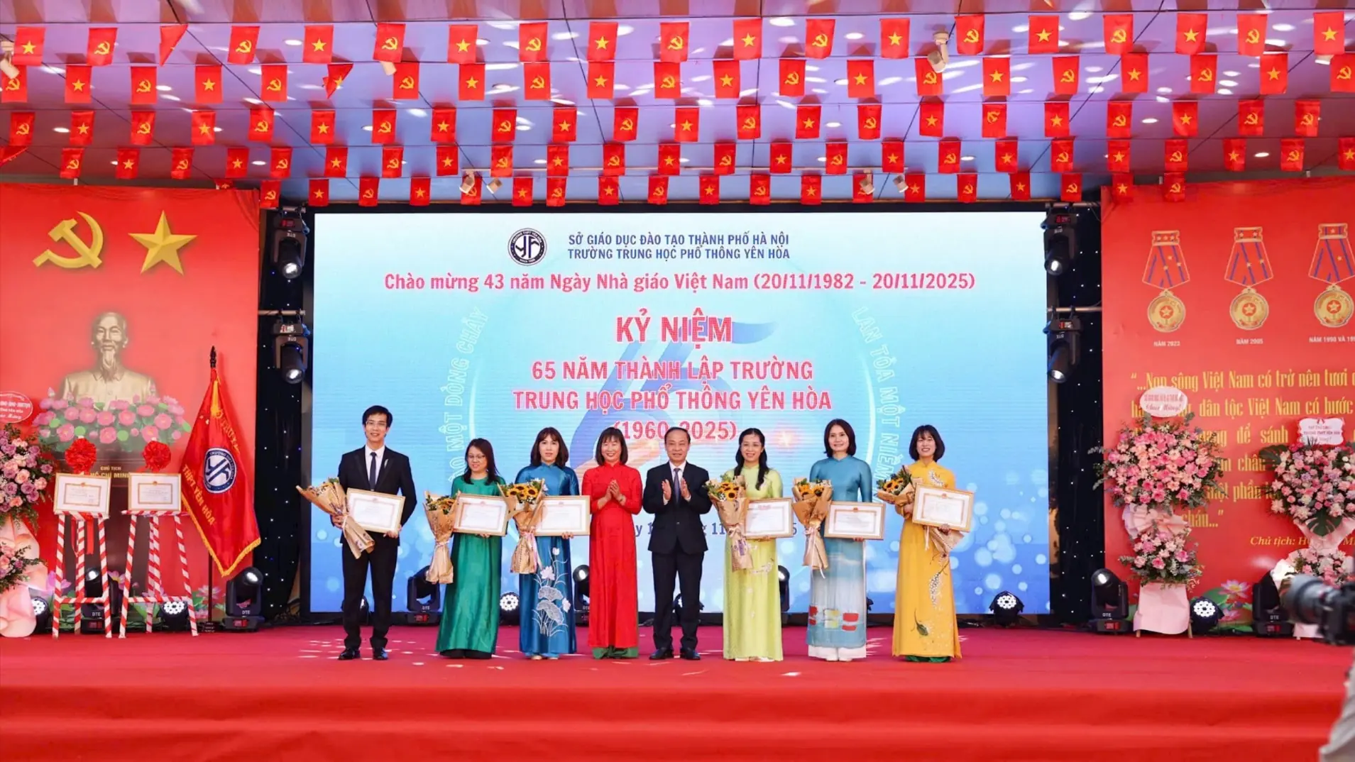 Trường THPT Yên Hòa kỷ niệm 65 năm thành lập